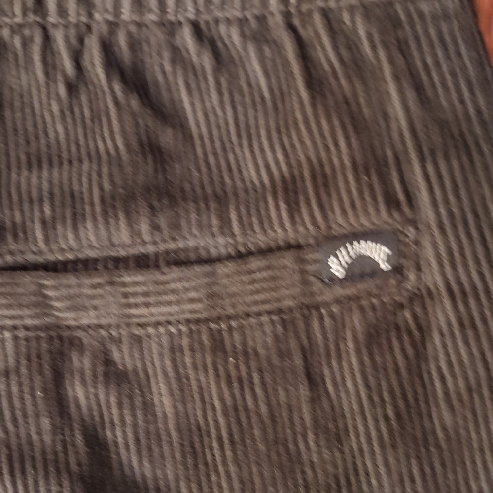 Billabong Men's Corduroy Shorts Size M Dark Green New - Picture 8 of 8
